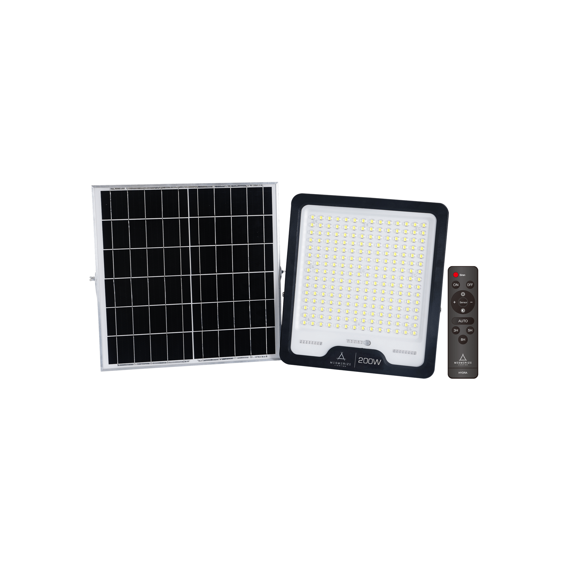 200W Solar Hydra Flood Light with Motion Sensor