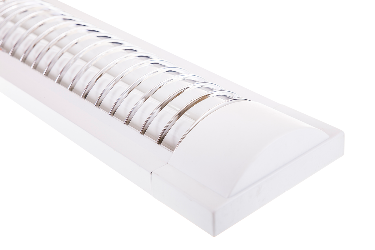 White & Chrome LED Linear Light