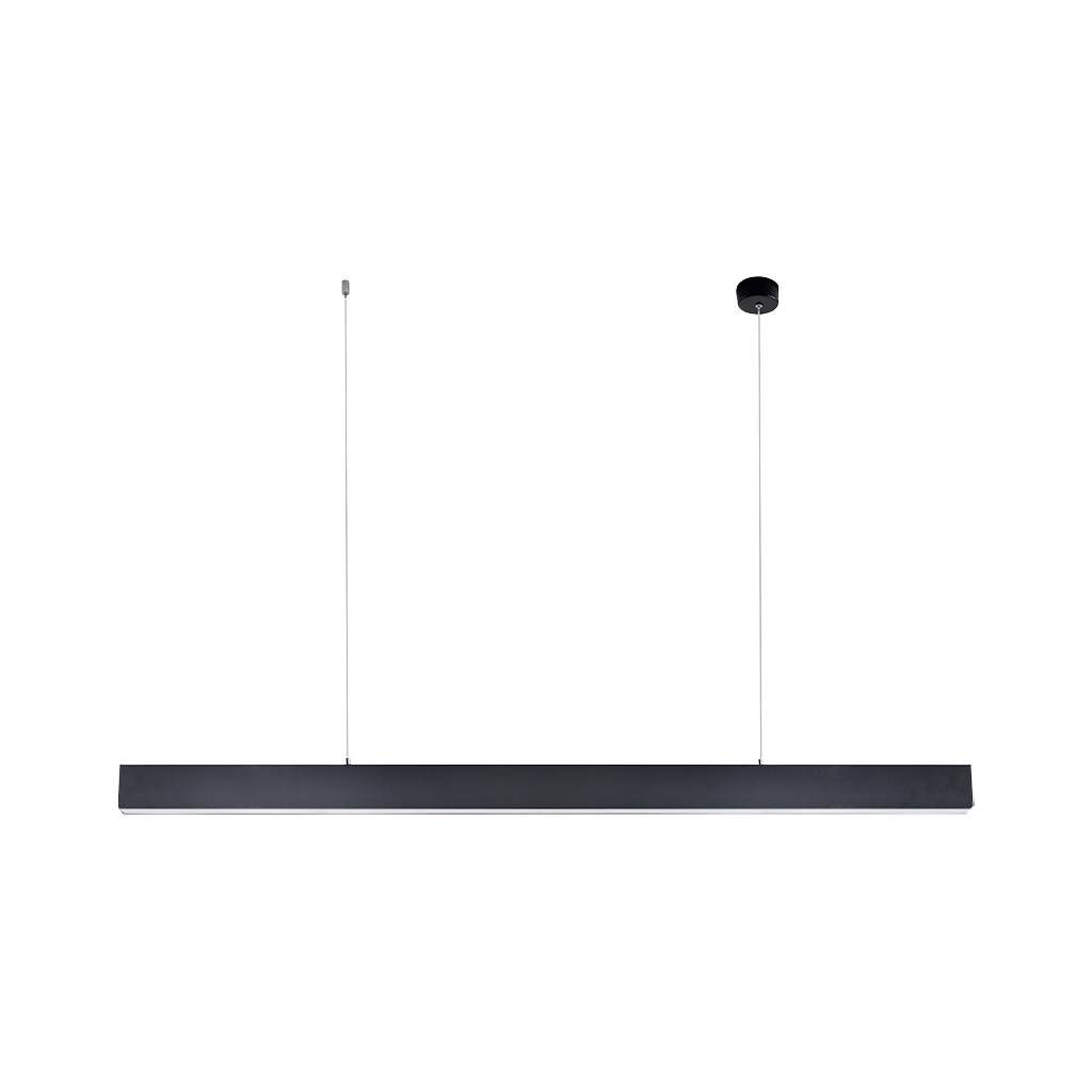 Pencil 40W Black Hanging/Surface Mounted CCT LED Linear