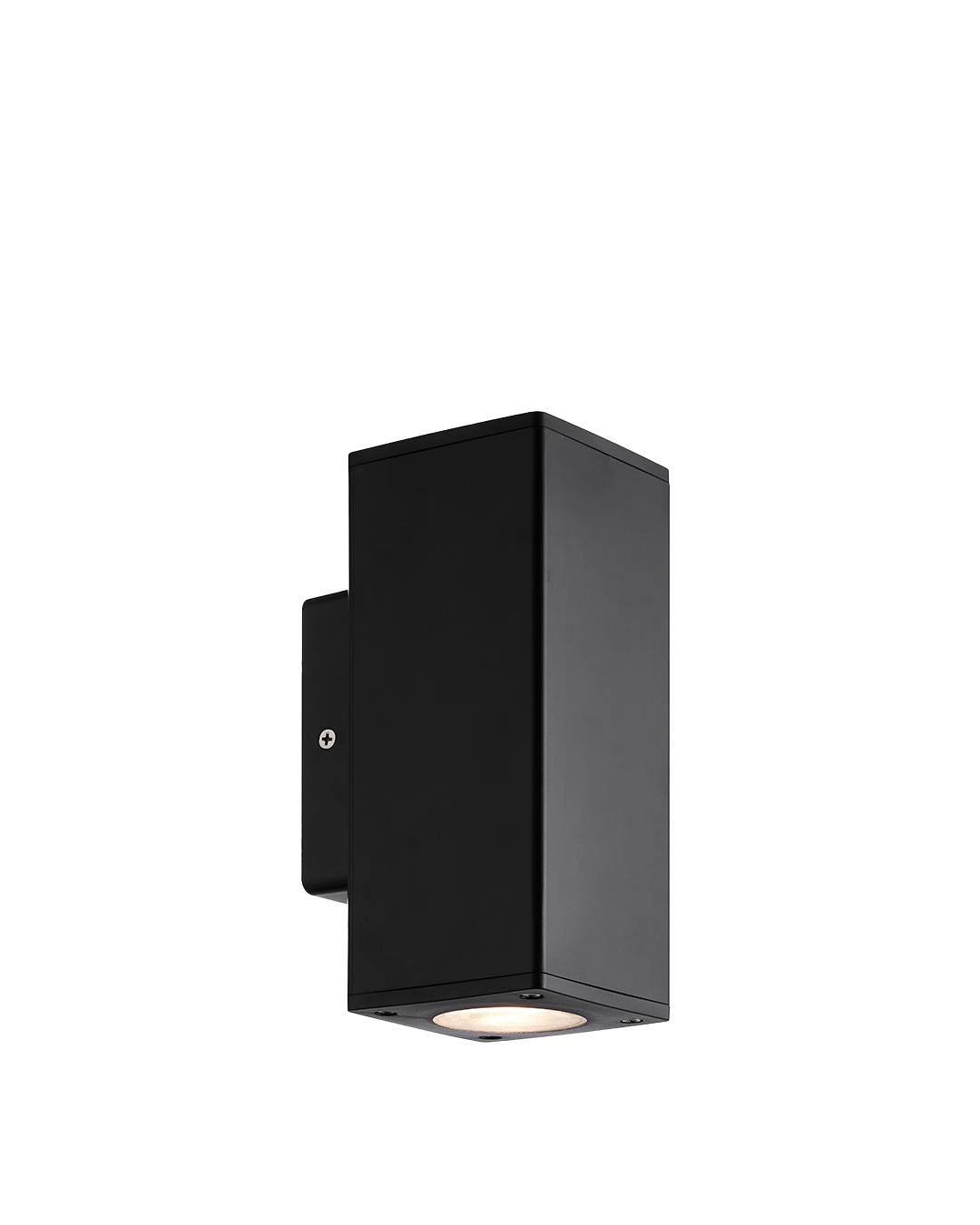 Argus Black Up and Down Facing Square Outdoor Wall Light