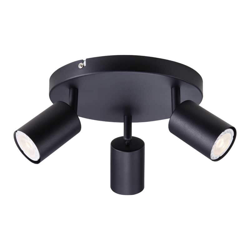 Urban Rondo Black 3 Light Spot Light