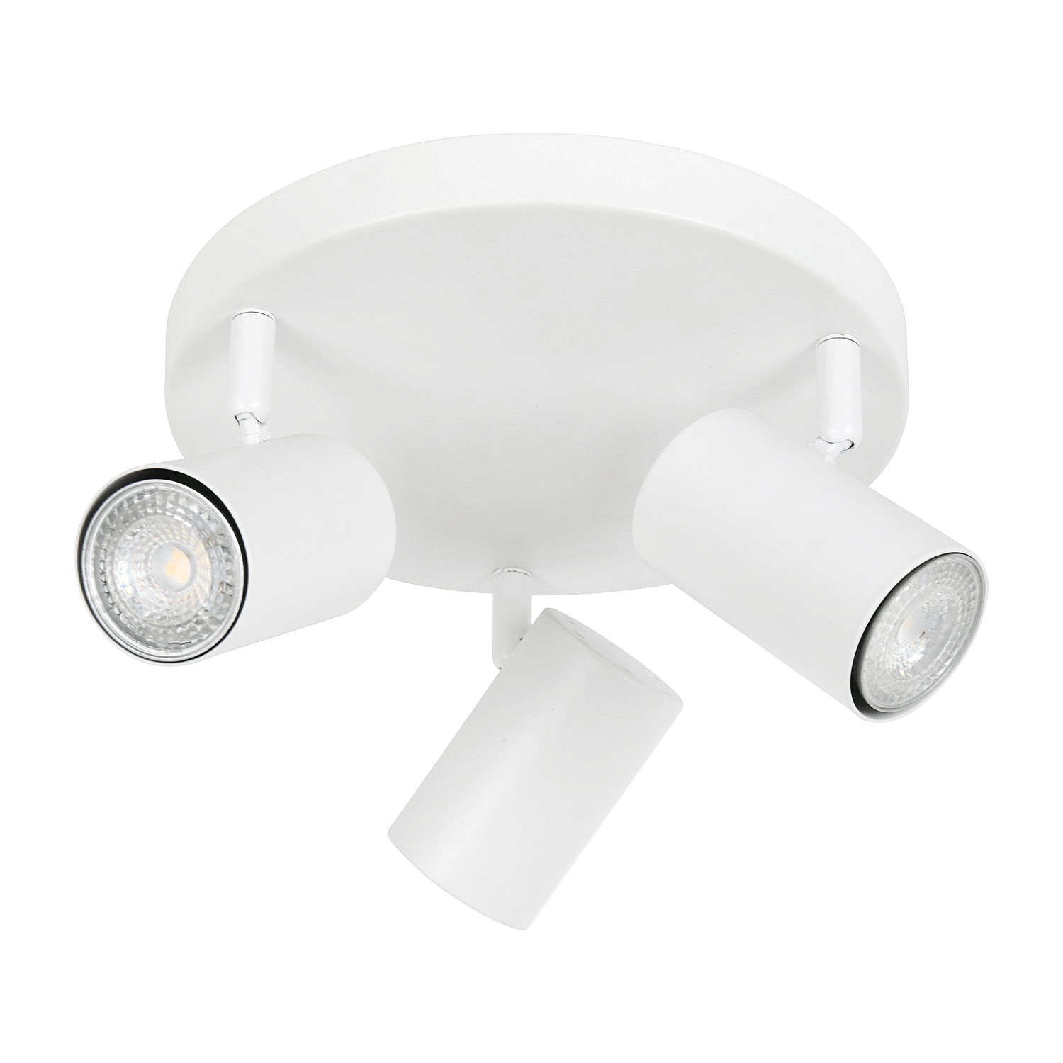 Harper 3 Light White Disc Spot Light