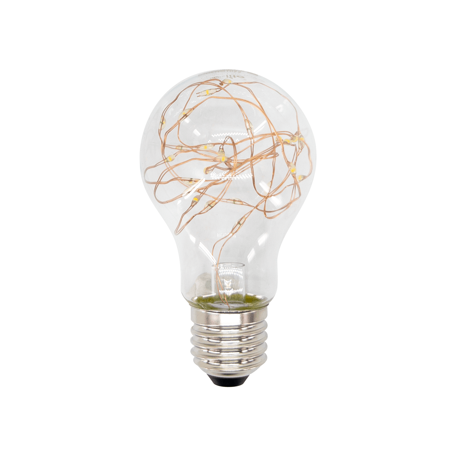 A60 1.2W ES & E27 Globes Green Copper Wire LED Filament