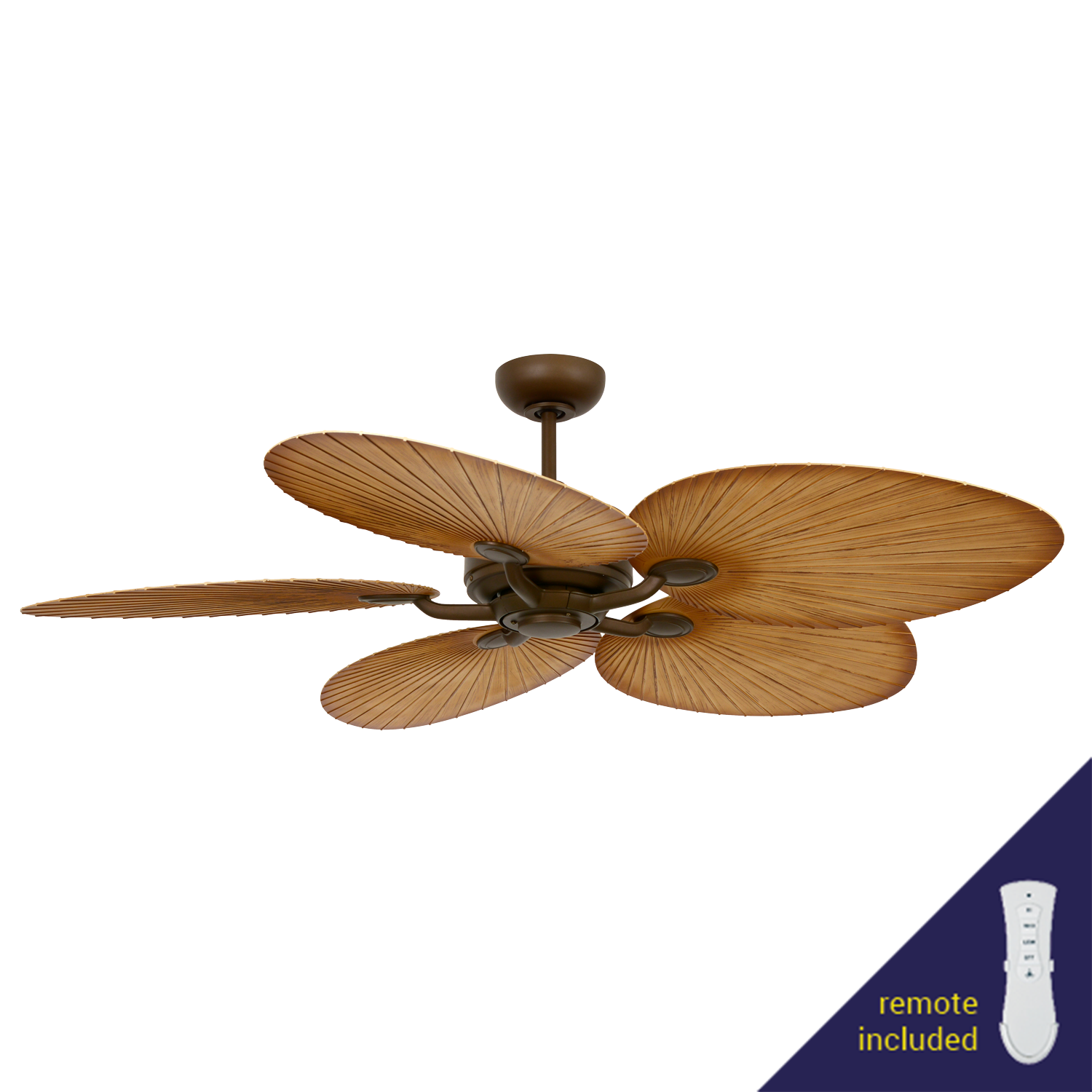 Alocasia Bronze 80W AC Ceiling Fan with 5 ABS Blades