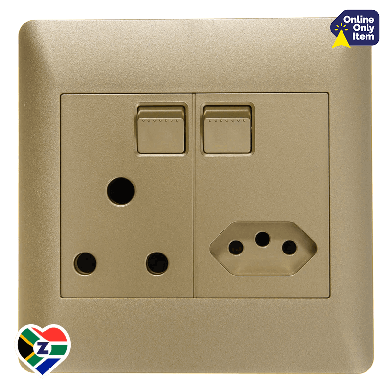 Apollo Elegant Gold 4x4 Single Plug and Euro Plug