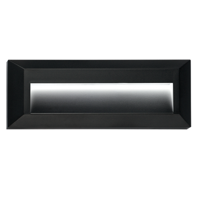 Black 2W CCT (Colour Changeable) LED Footlight