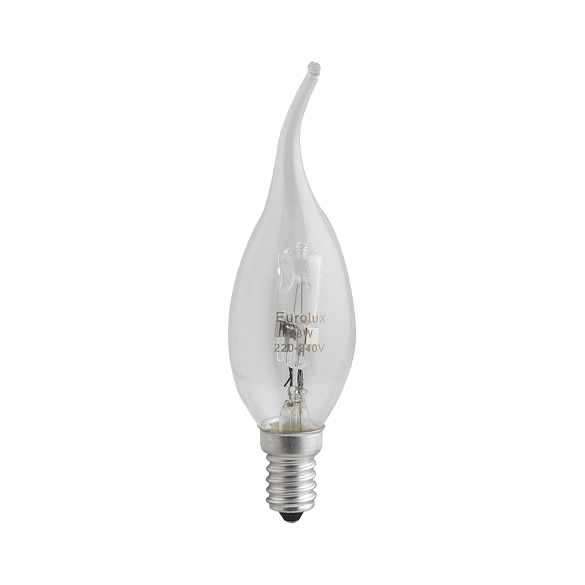 Candle 28W E14 Warm White Clear Pigtail Eco Halogen
