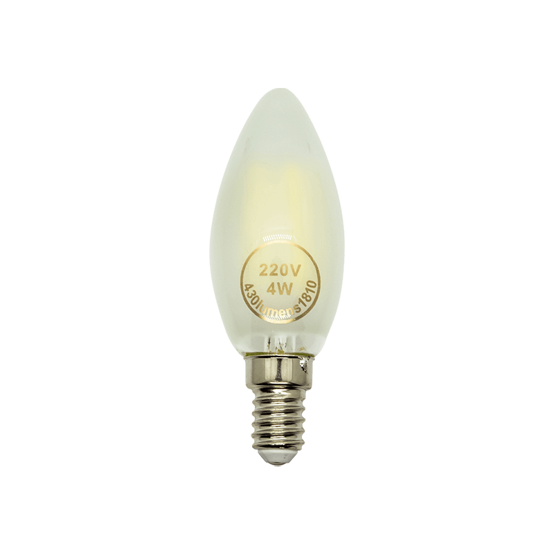 Candle 4W E14 Daylight Frosted LED Filament