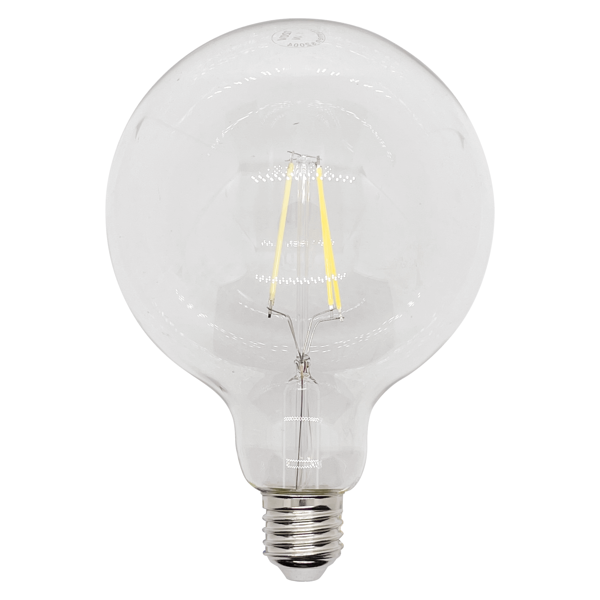 G125 6W ES & E27 Globes Cool White Dimmable Clear LED Filament