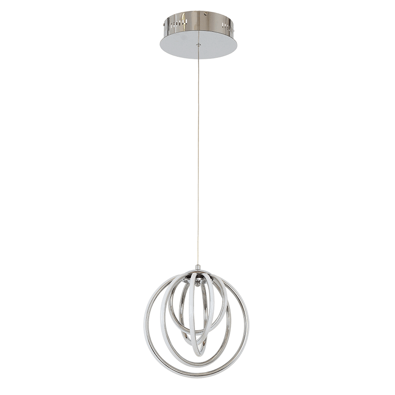 Indigo 60W Chrome LED Pendant