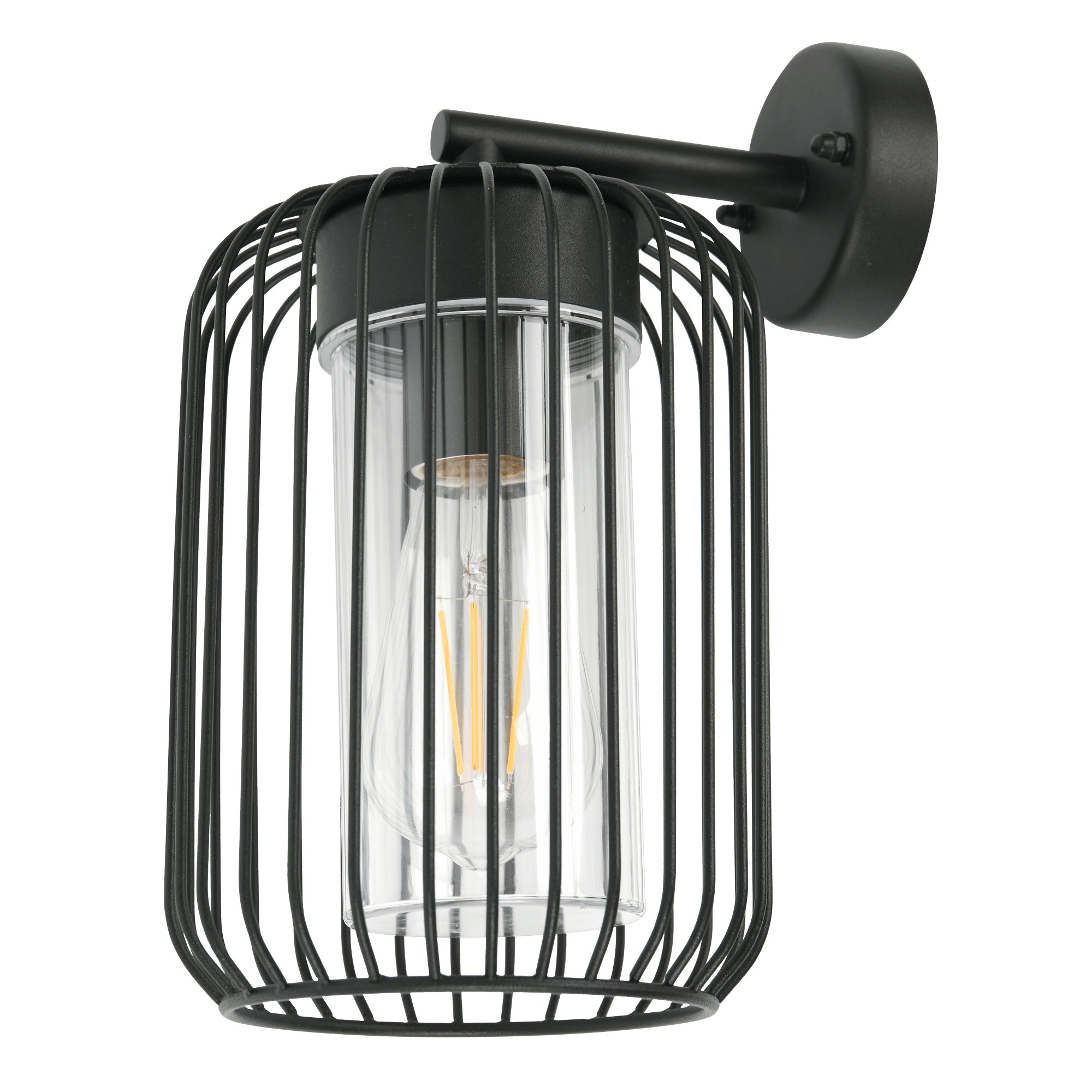 Koda Black Outdoor Wall Light