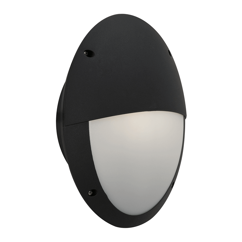 Black Outdoor Bulkhead Light