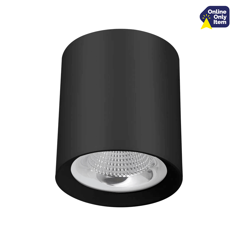 Mira 15W Black CCT Surface Mount LED Downlight