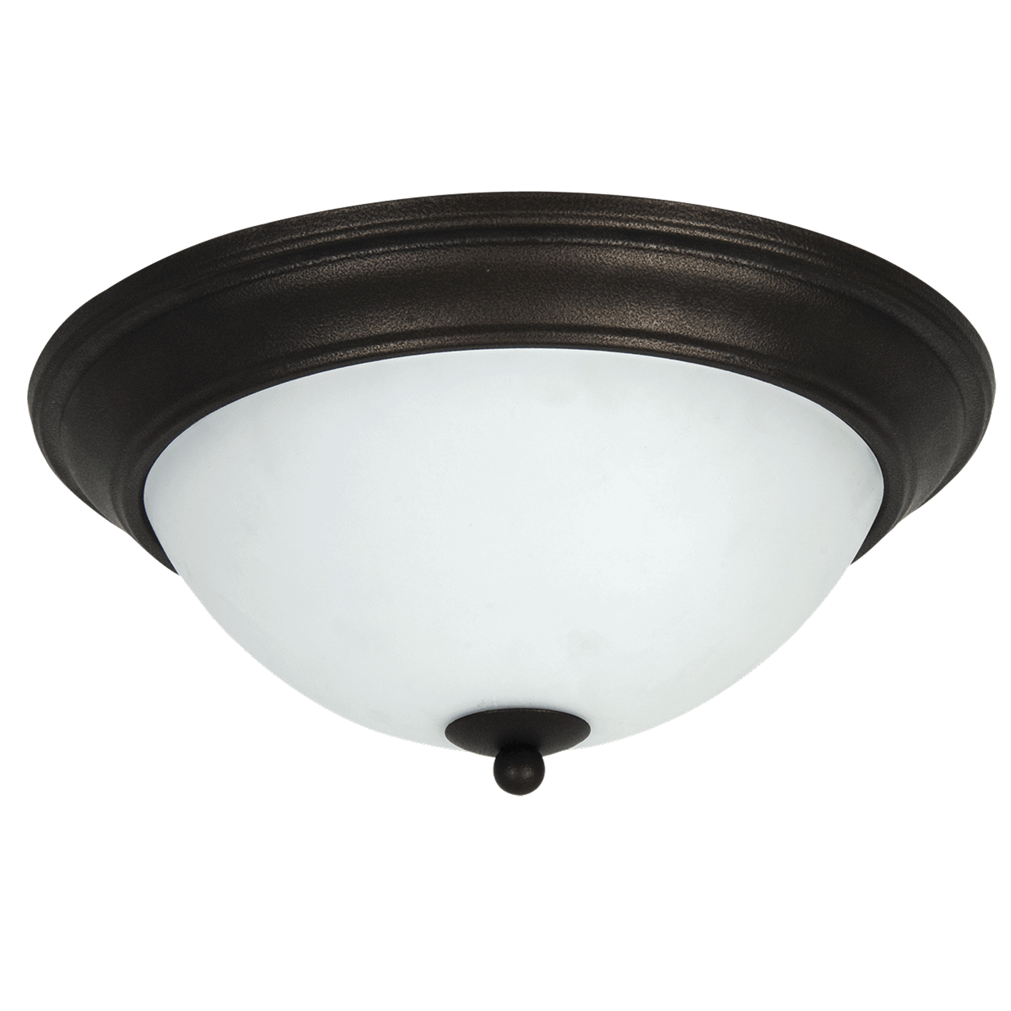 Nox Brown Ceiling Light with Frosted Glass