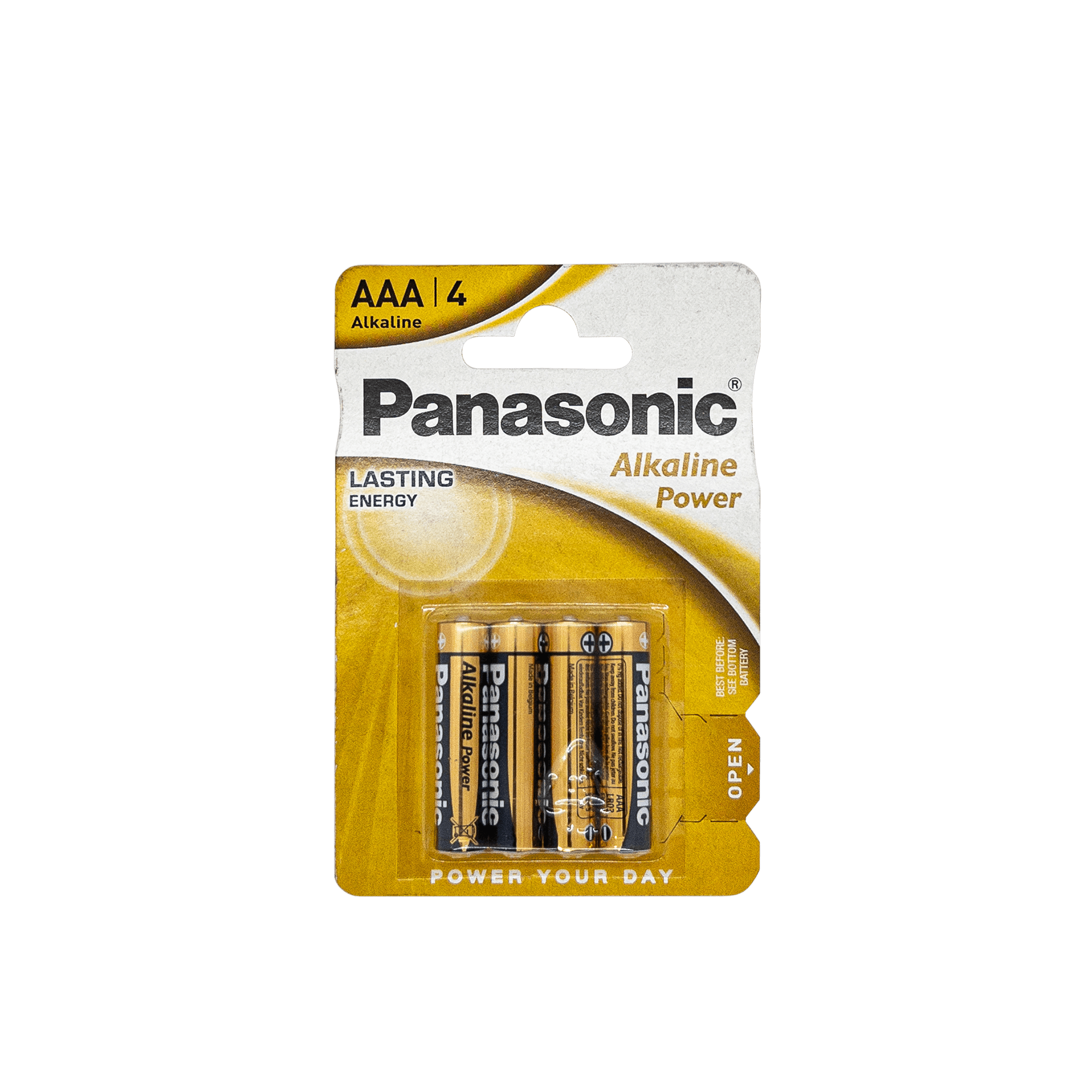 Pack of 4 AAA Panasonic Alkaline Batteries