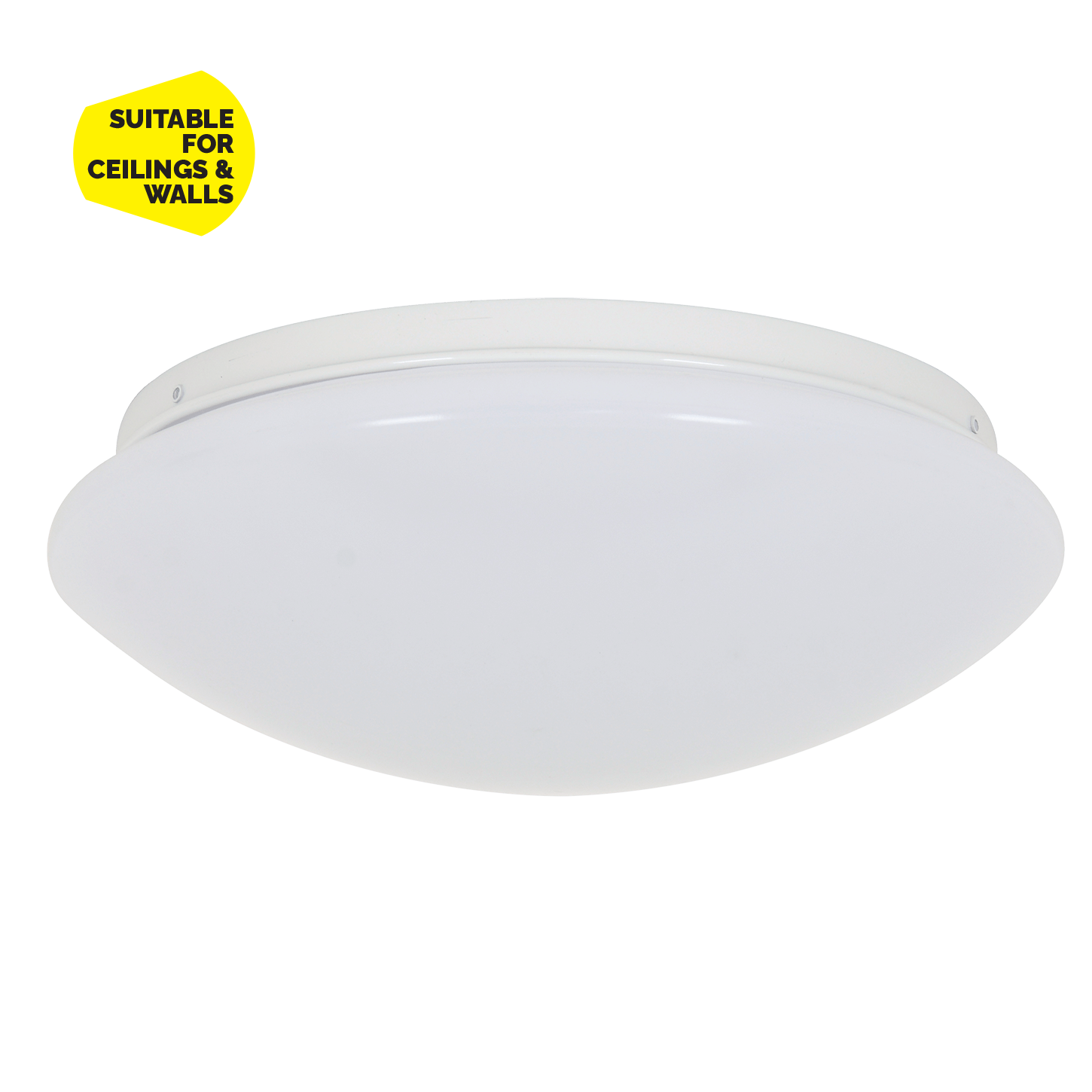 Plain 12W LED Ceiling Light with Opal Diffuser