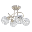 Sinclair 4 Light Satin Nickel Ceiling Light