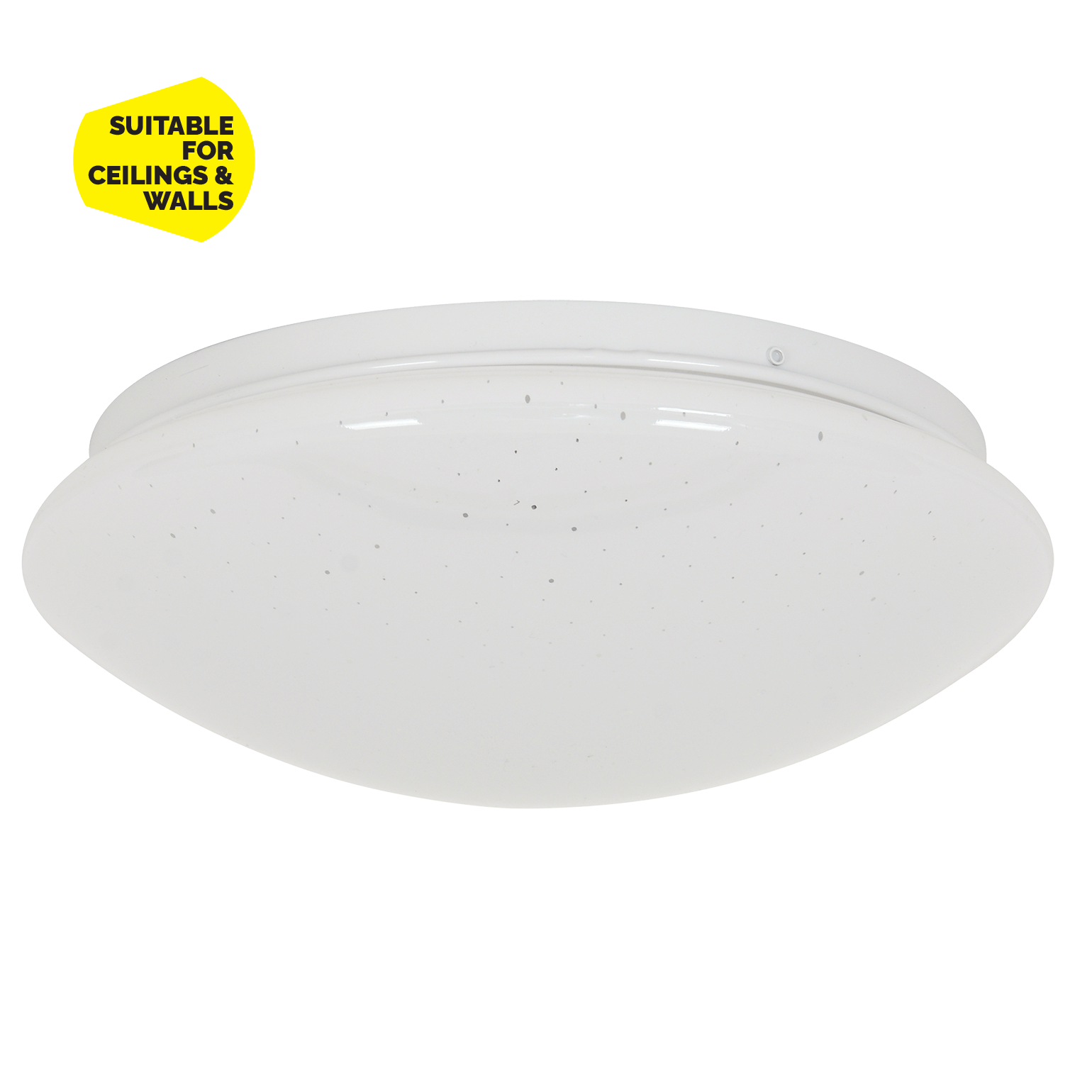 Steph 12W LED Ceiling Light with Patterned Diffuser