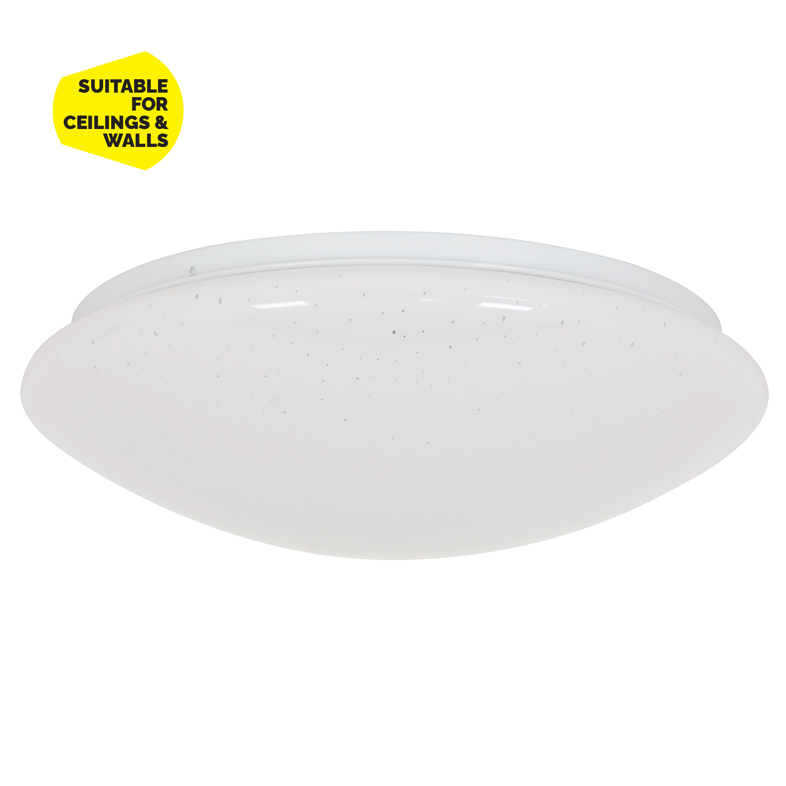 Steph 16W LED Ceiling Light with Patterned Diffuser