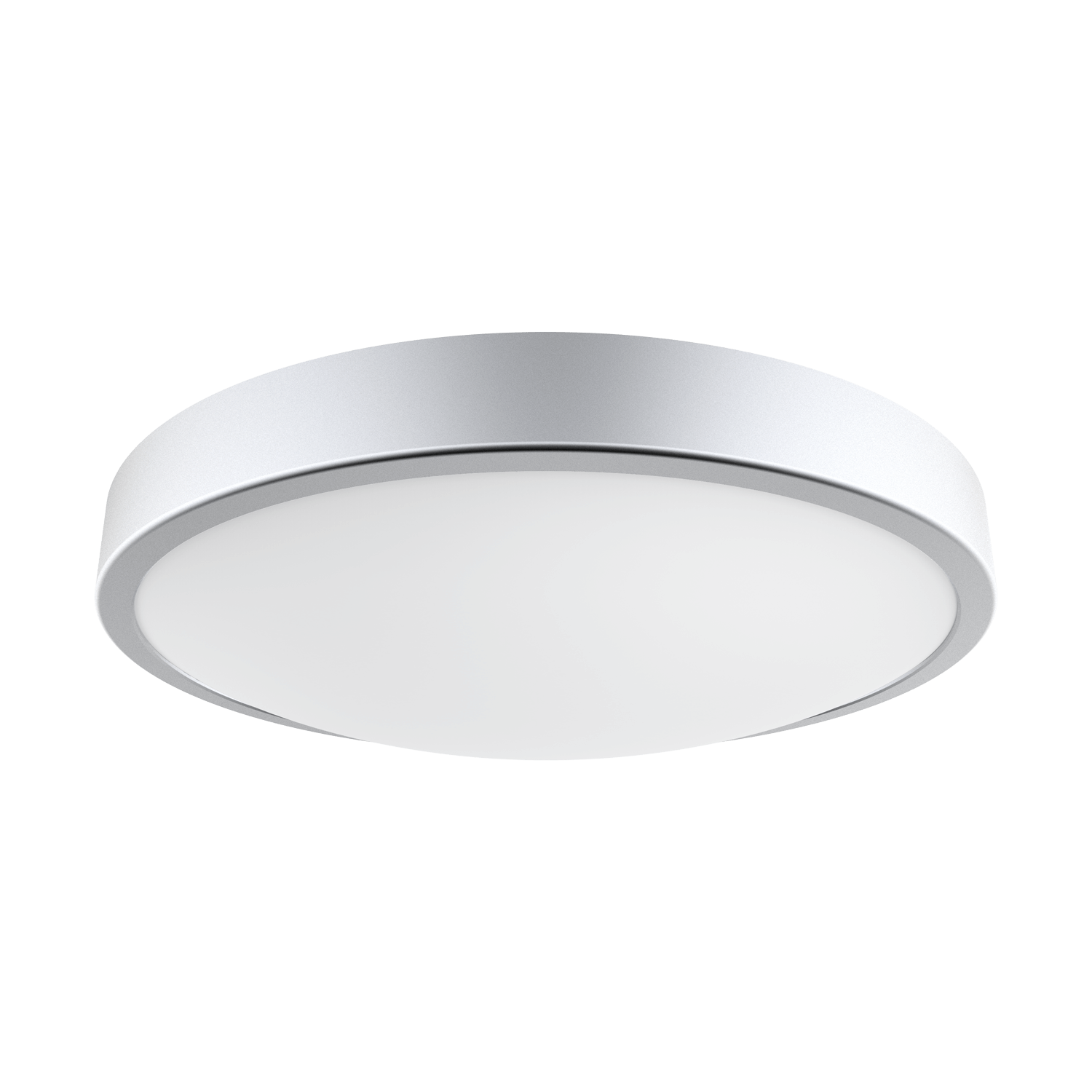 Silver Rim LED Ceiling Light