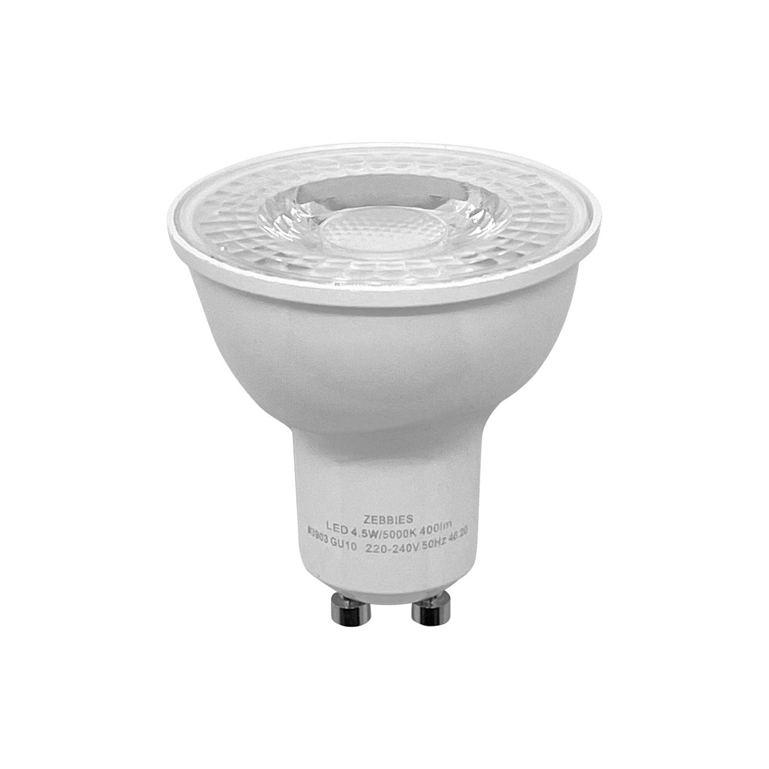 3.4W Cool White GU10 LED Globe